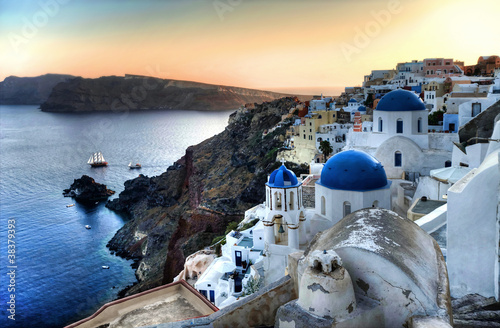 Santorini Oia panorama