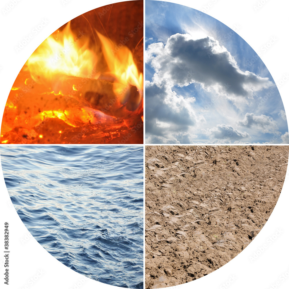 4 elemente StockFoto Adobe Stock