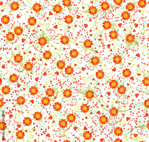 Seamless floral pattern.