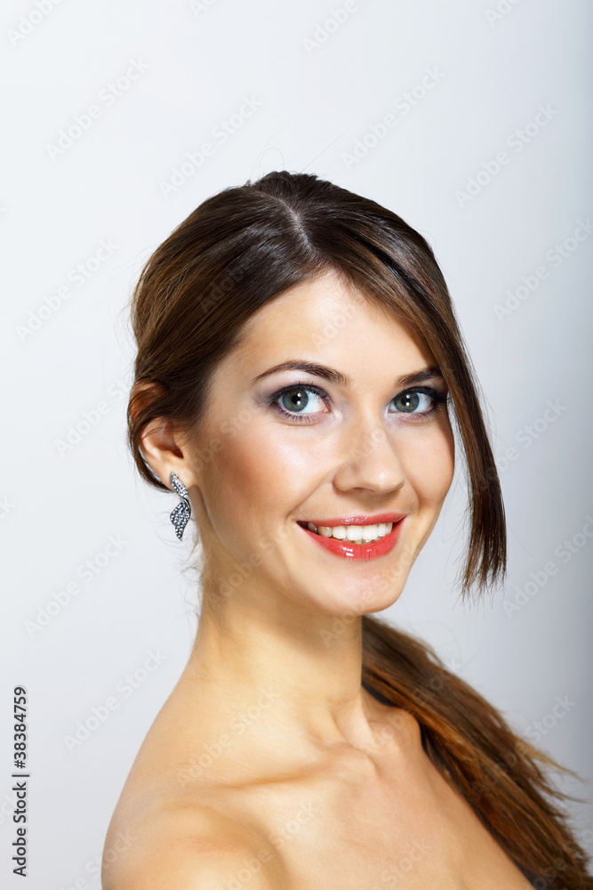 Portrait of beautiful young woman Portrait of beautiful young woman