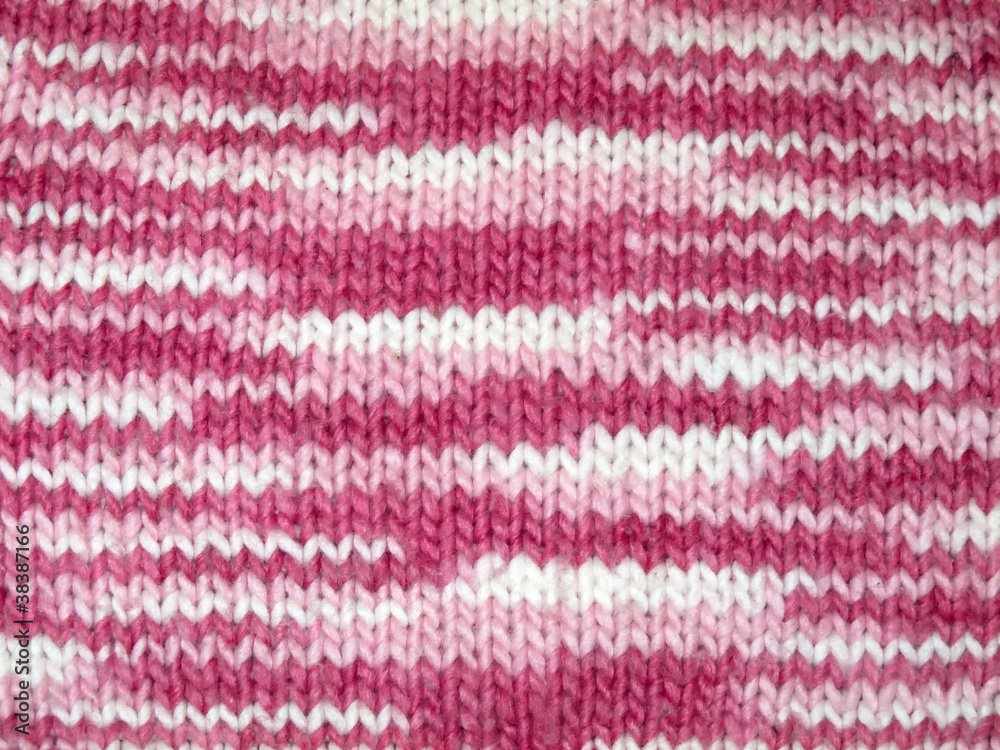 weaving of knitted sweater