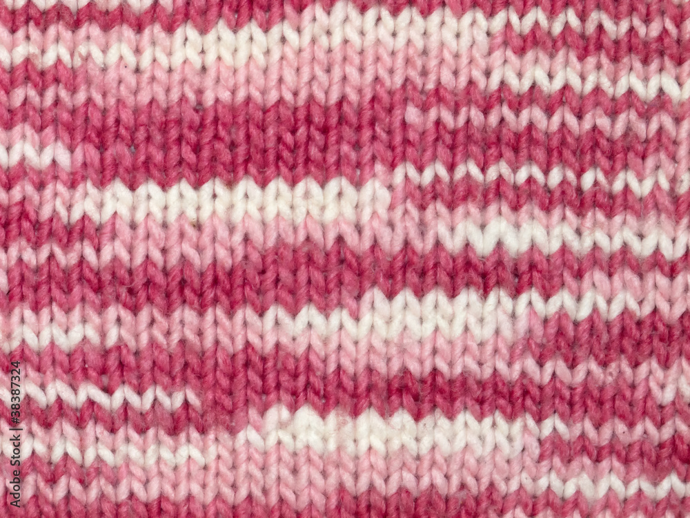 weaving of knitted sweater