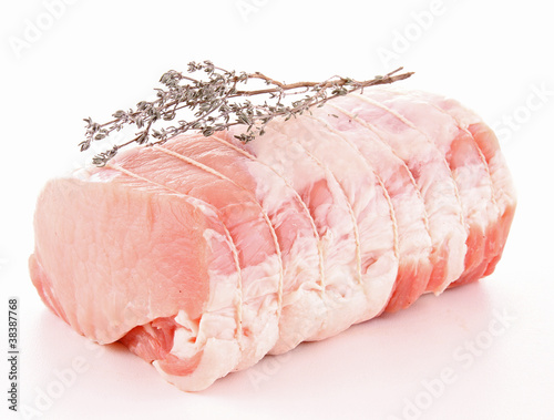 isolated meat photo