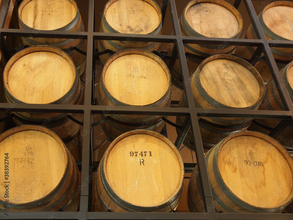 Winery barrels