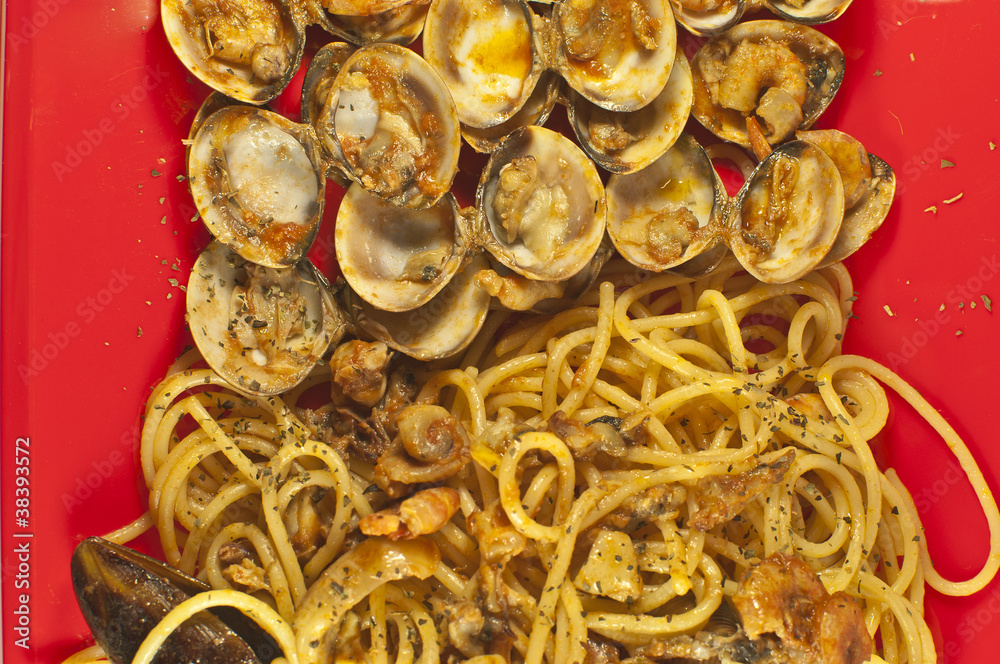 Fototapeta premium spaghetti allo scoglio