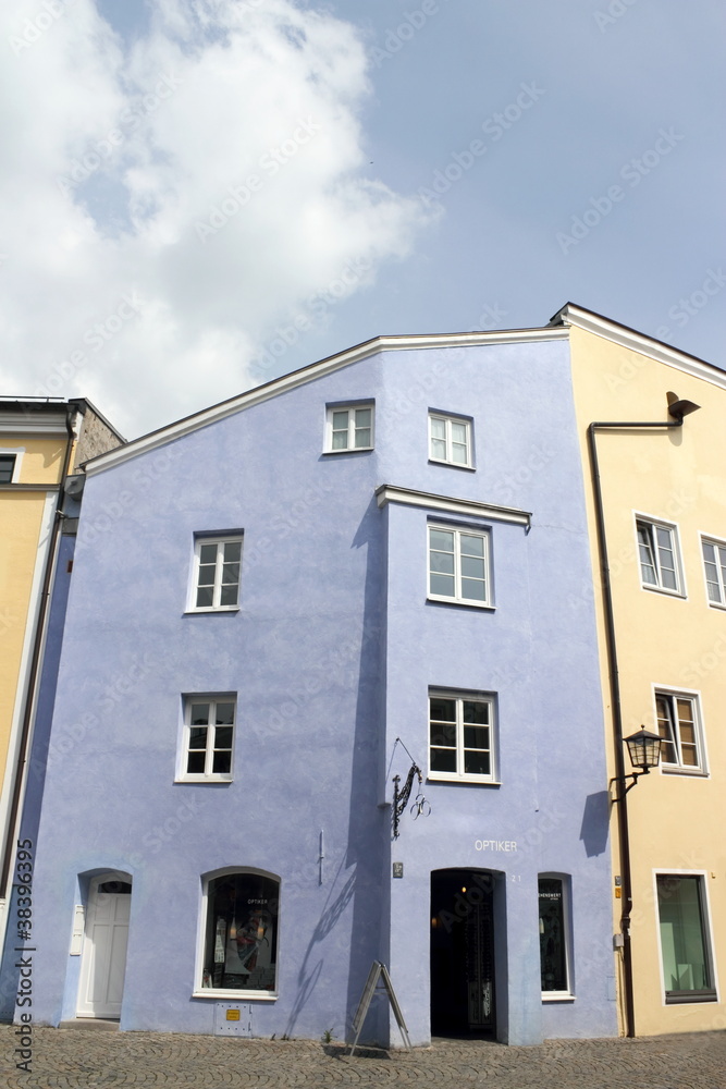 Blaues Haus in Wasserburg am Inn
