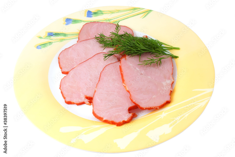 ham with herbs