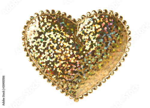 Golden Heart Shape