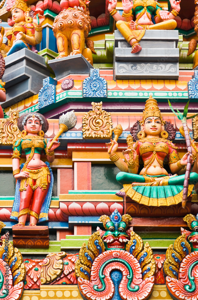 Hindu temple at Kuala Lumpur Malaysia