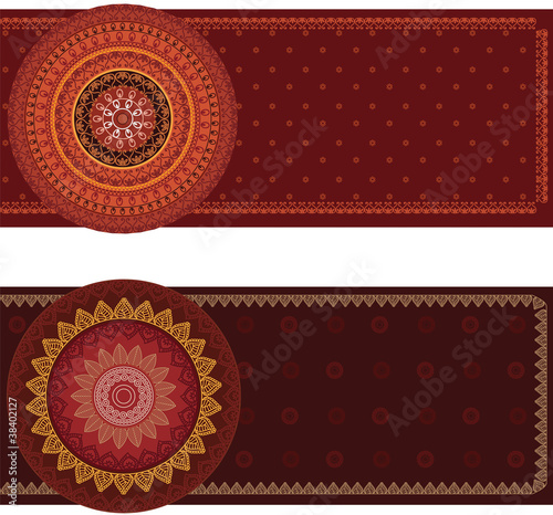 Henna Mandala Banners