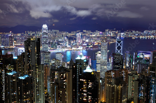Hong Kong in night