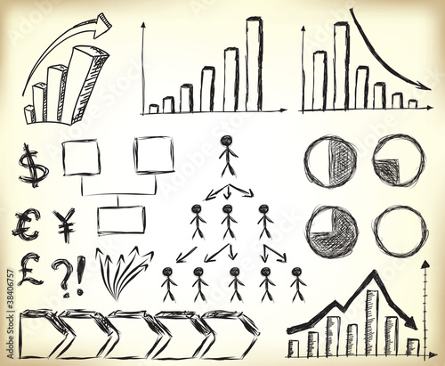 Scribbled Business elements