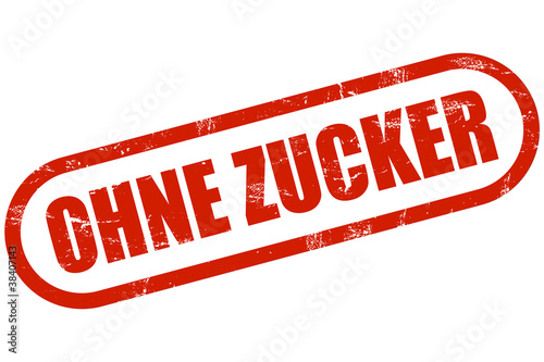 Grunge Stempel rot OHNE ZUCKER