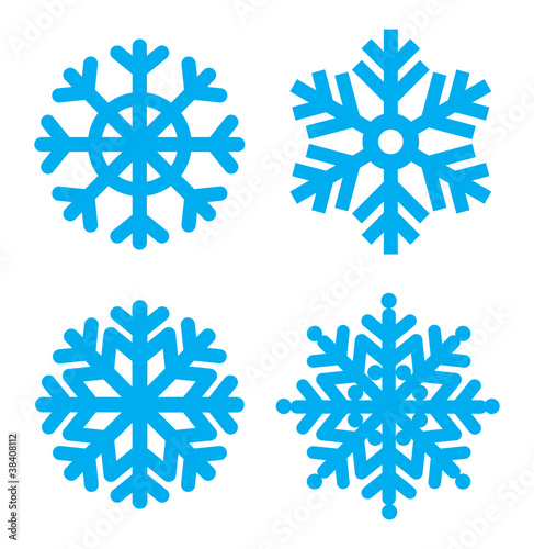 Snowflakes collection Vector  eps8