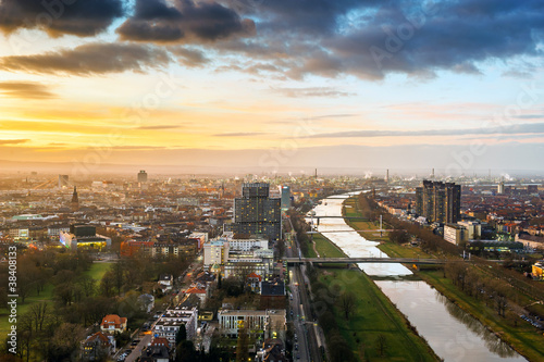 Obraz na płótnie Mannheim panorama