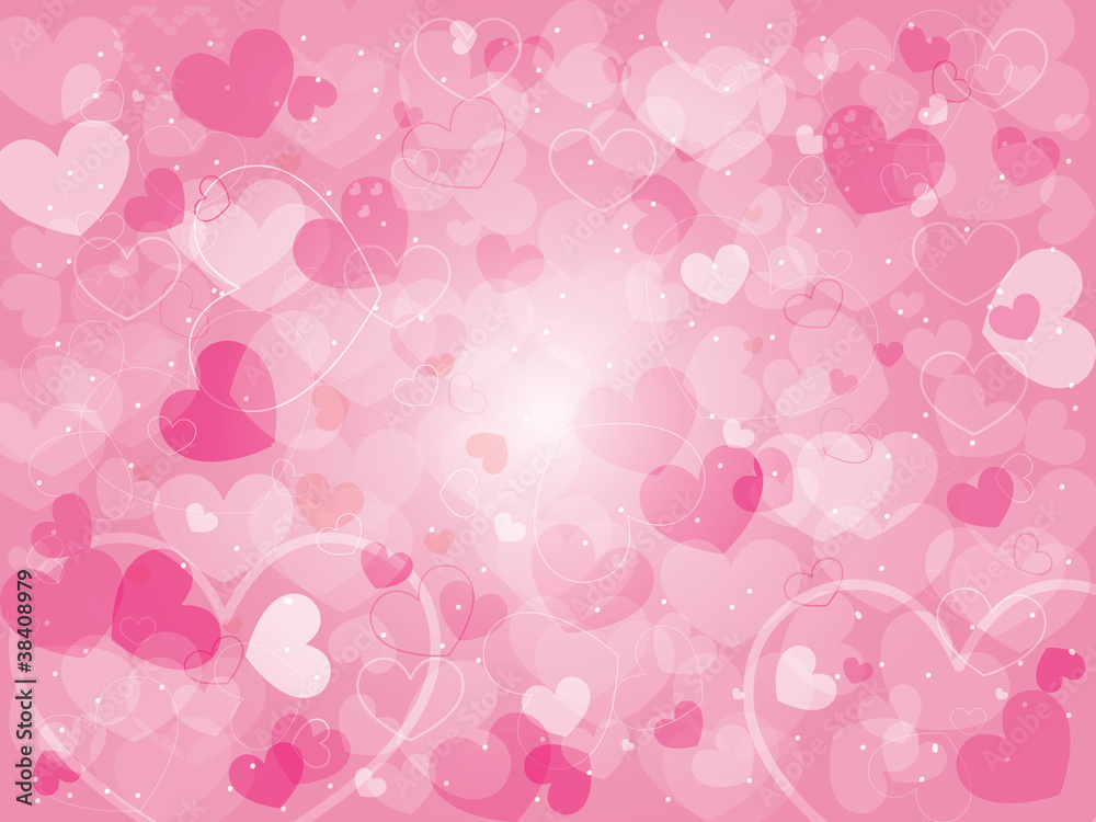 Valentine's day background with hearts Valentine's day background with hearts