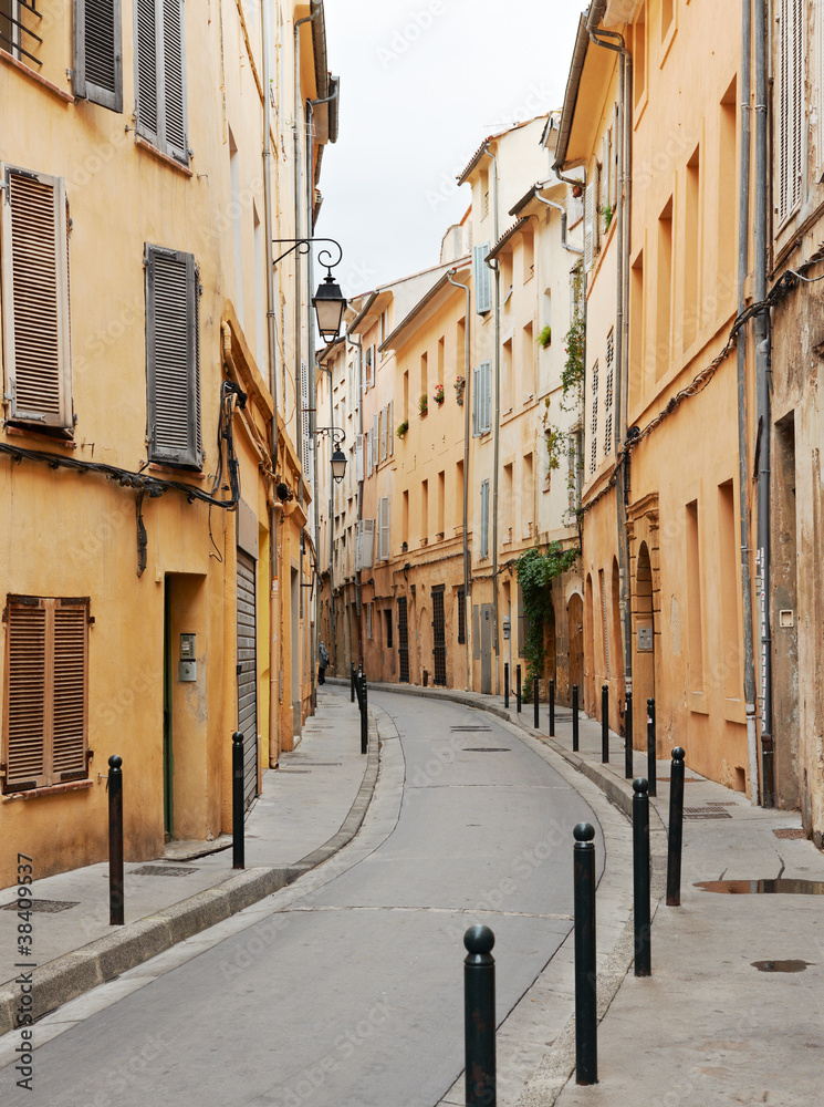Street in Aix en Provence, France