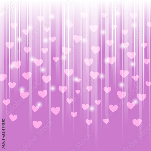 abstract hearts background
