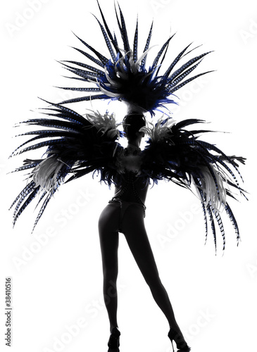 Fototapete showgirl woman revue dancer dancing