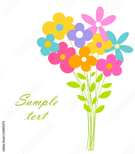 Fototapeta Naklejka Na Ścianę i Meble -  Flowers bouquet