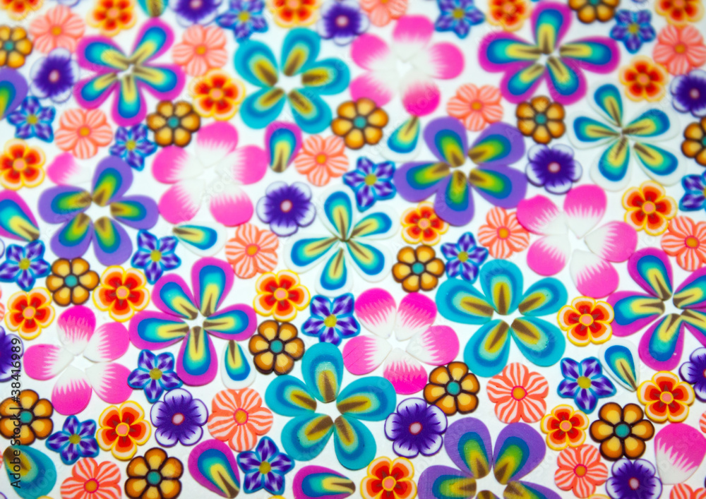 Background coloured small flowers Background coloured small flowers