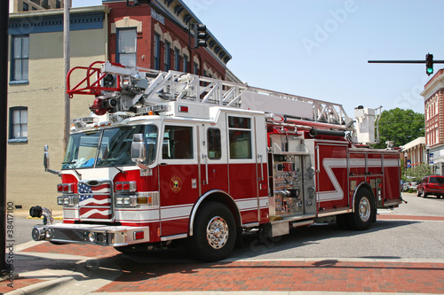 Valokuvatapetti fire engine