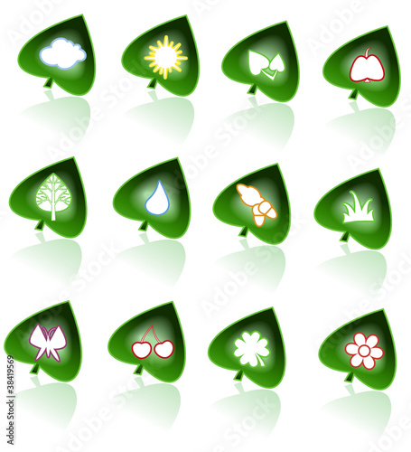 bio signs on the leaf icons.