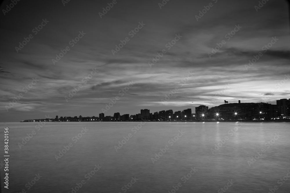 Fototapeta premium Coastal Views From The Costa Del Sol Spain