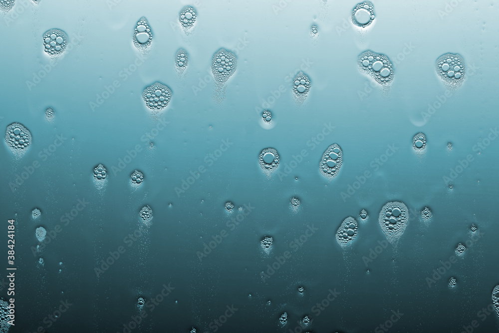 Foam on glass Foam on glass