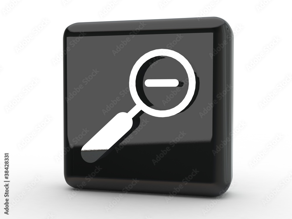 Button verkleinern schwarz Button verkleinern schwarz