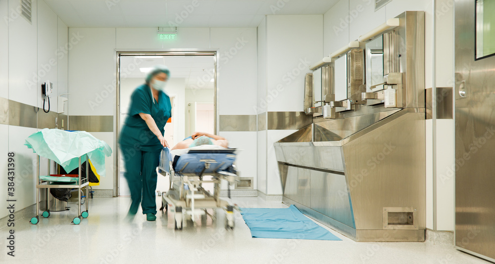 Nurse patient trolley surgery Nurse patient trolley surgery