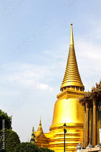The pagoda of Wat Phra Kaew...