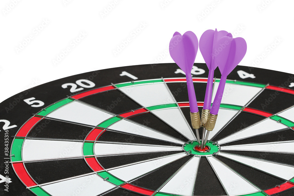 Dartboard bull´s eye. Isolated on white background Dartboard bull´s eye. Isolated on white background