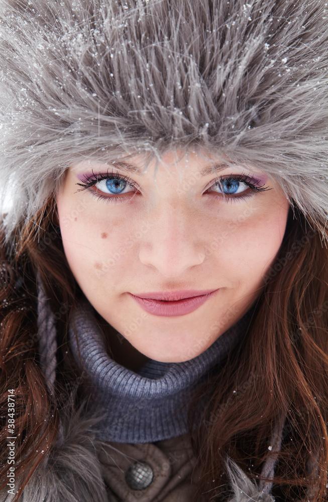 Portrait of beautiful young woman outdoor Portrait of beautiful young woman outdoor