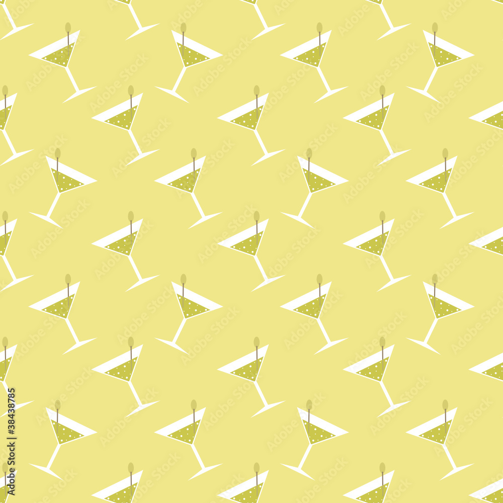 Seamless wine glasses pattern. Seamless wine glasses pattern.