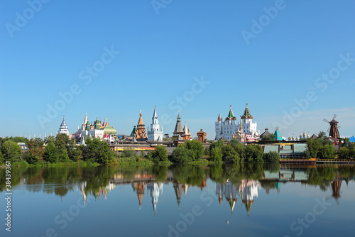 Moscow landscape. Kremlin in Izmailovo.