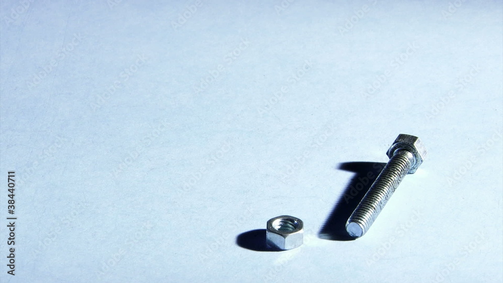 Screw and nut, love story Screw and nut, love story