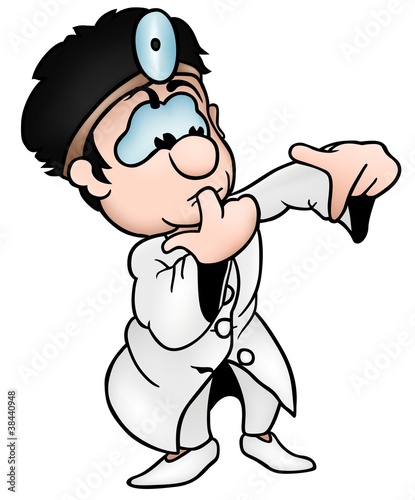 Doctor - Cartoon Illustration