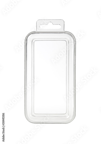 Plastic transparent container