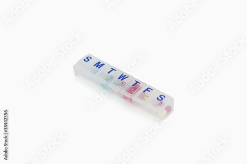 Weekly pill organizer