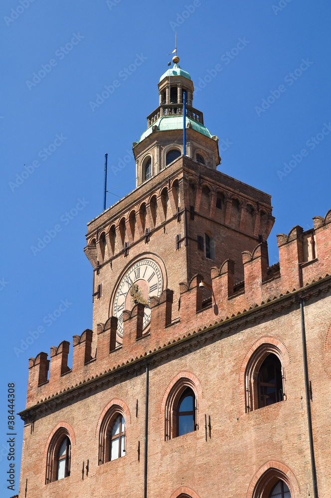 Accursio Tower. Bologna. Emilia-Romagna. Italy.