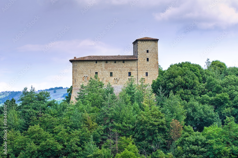 Castle of Pellegrino Parmense. Emilia-Romagna. Italy.