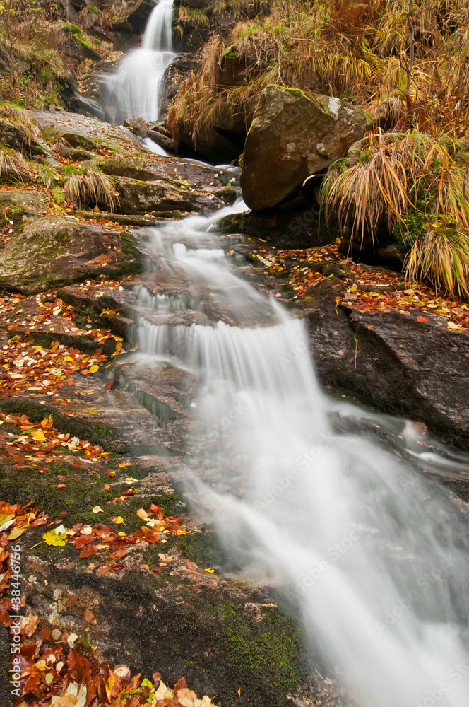 Fototapeta premium Autumn Waterfall