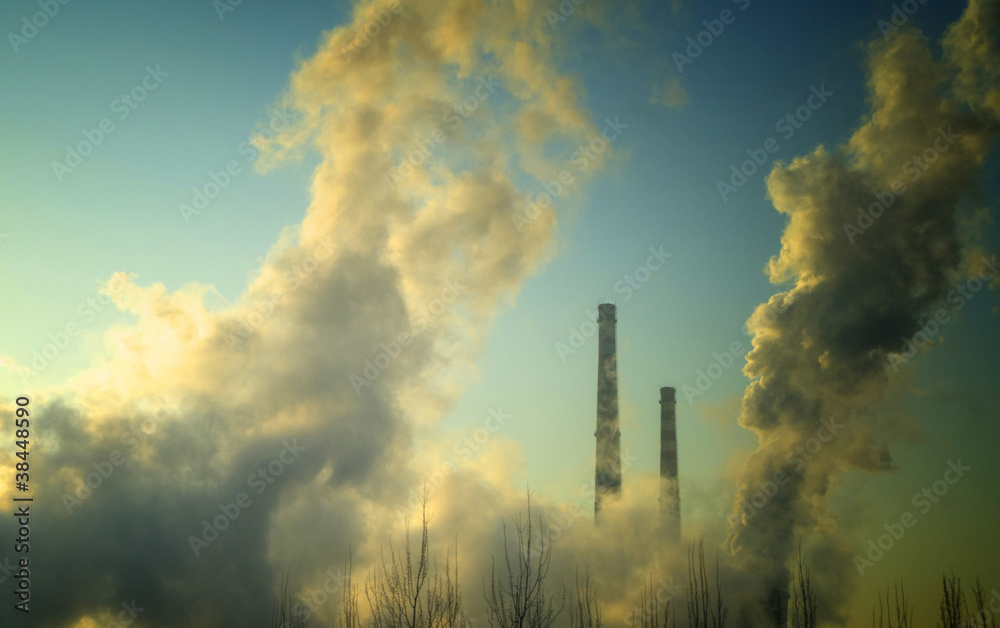 Pollution / Luftverschmutzung - Power Plant