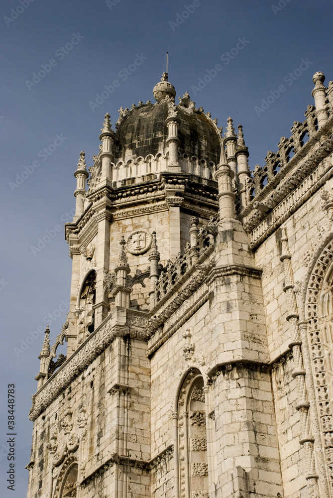 Tower of Heronimo monastery, Belem, Portugal