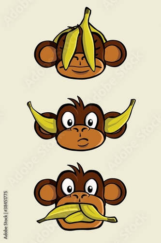 See no evil, Hear no evil, Speak no evil.