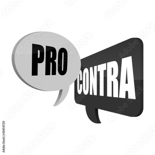 sprechblasen v3 pro contra I