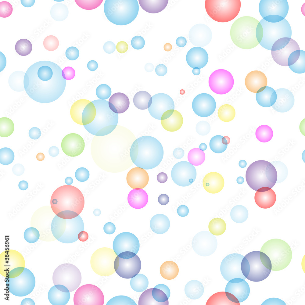 Transparent colorful seamless background