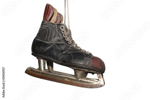 old hockey skates