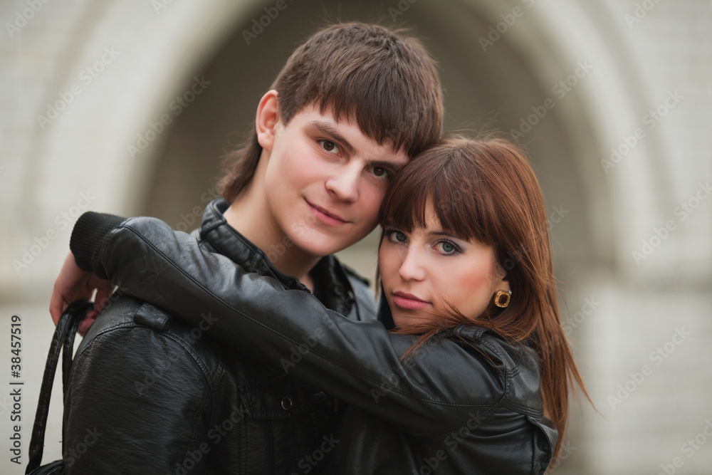 Happy young couple in love Happy young couple in love